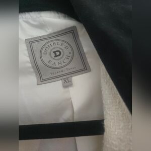 Double D Ranch Black and Cream Blazer
